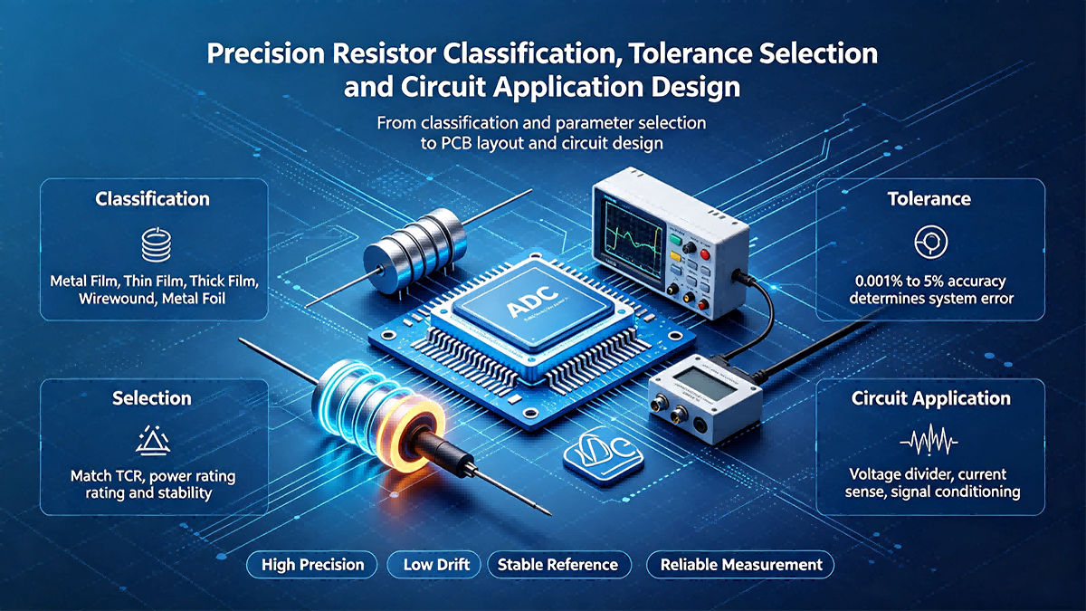 Precision Resistor Classification, Tolerance Selection & Circuit Application Design